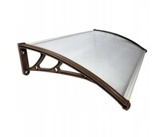 Stogelis virš durų Metal-gum, 100x60 cm, rudas