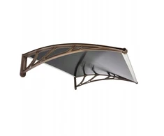 Stogelis virš durų Metal-gum, 100x60 cm, rudas