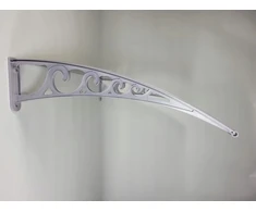 Stogelis virš durų Metal-gum, 120x80 cm, pilkas/rudas
