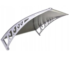 Stogelis virš durų Metal-gum, 120x80 cm, pilka
