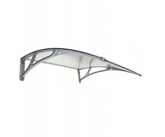 Stogelis virš durų Metal-gum, 150x100 cm, pilkas