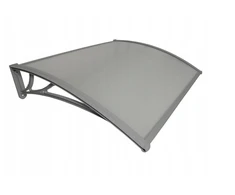 Stogelis virš durų Metal-gum, 150x100 cm, pilkas