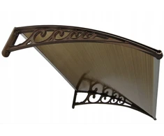 Stogelis virš durų Metal-gum, 150x80 cm, rudas