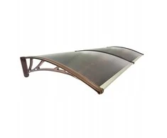 Stogelis virš durų Metal-gum, 200x100 cm, rudas