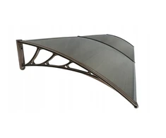 Stogelis virš durų Metal-gum, 200x100 cm, rudas