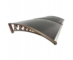 Stogelis virš durų Metal-gum, 200x80 cm, rudas