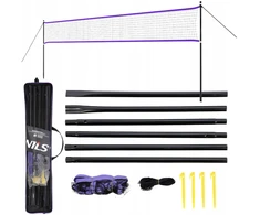 Badmintono tinkas Nils NT300, 600 x 60 cm, visiškai dengiantis dėklas