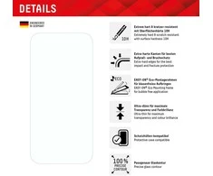 Apple iPhone 15 Plus Tikras 2D stiklas + dėklas iš „Displex“ skaidrus
