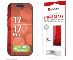Apple iPhone 17/17 Pro išmaniojo ekrano stiklas, pagamintas iš „Displex“, skaidrus