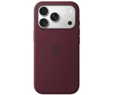 Apple iPhone 18 Pro Silikoninis dėklas with MagSafe - Burgundy - MK8U4ZM/A