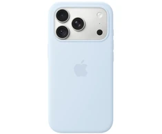 Apple iPhone 18 Pro Silikoninis dėklas with MagSafe - Crisp Blue - MK8W4ZM/A