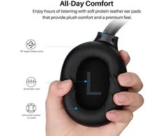 Ausinės Tozo Bluetooth Headphone H20 T12052 Juodas Juodas