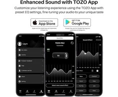 Tozo PA2 BT Nešiojama kolonėlė Bluetooth Raudona