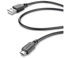 Vivanco Cellular Line Micro USB laidas Cellular juodas