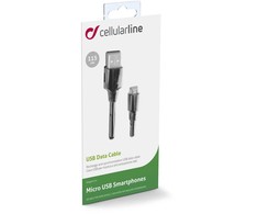 Vivanco Cellular Line Micro USB laidas Cellular juodas