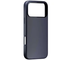 Puro Icon Mag Pro Liquid Silikoninis dėklas for iPhone 17 Pro, MagSafe Compatible, with Camera Protection and Aluminum Mygtukai - Dark Mėlyna