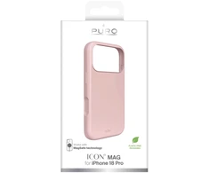 Dėklas Apple iPhone 18 Pro Cover "ICON" Magsafe by Puro Rožinė