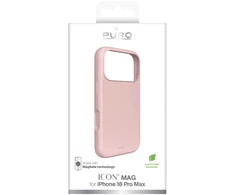 Dėklas Apple iPhone 18 Pro Max Cover "ICON" Magsafe by Puro Rožinė