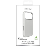 Dėklas Apple iPhone 18 Pro Max Cover "ICON" Magsafe by Puro Sidabrinis