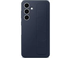 Dėklas Samsung Galaxy S24 FE Standing Grip Cover Mėlyna Juodas