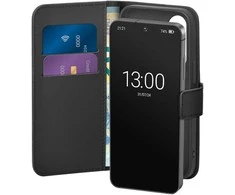 Dėklas Samsung Galaxy S26+ Eco-Leather Wallet Case by Puro Juodas