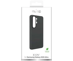 Dėklas Samsung Galaxy S26 Ultra Silicon "ICON" Cover by Puro Juodas
