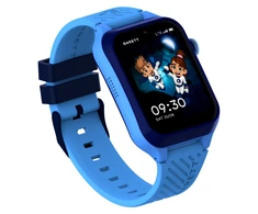 Išmanusis laikrodis vaikams su lietuvišku meniu Garett Kids Essa 2 AI 4G, mėlynos spalvos
