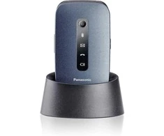 Panasonic 4G mobilusis telefonas, mėlynos spalvos (KX-TU550EXC)