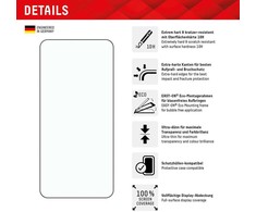E.V.I. Samsung Galaxy A15/15 5G 5G Tikras 2D stiklas, pagamintas iš „Displex Transparent“