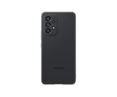 Dėklas Samsung Galaxy A53 5G silikoninis dangtelis Juodas Juodas