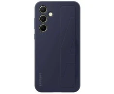Dėklas GA556TBEGWW Standing Grip Case for Samsung Galaxy A55 Mėlyna Juodas (Mėlyna Juodas)