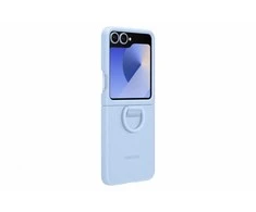 Samsung Galaxy Flip6/Flip7 FE Silikoninis dėklas with Ring Mėlyna