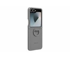 Samsung Galaxy Flip6 Silikoninis dėklas with Ring Gray