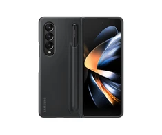Dėklas OF93PCBE Standing Cover with Pen for Samsung Galaxy Fold 4, Juodas (Juodas)