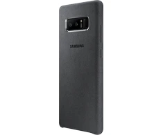 Dėklas Samsung Galaxy Note 8 nugarėlė Alcantara Tamsiai Pilka
