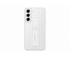 RS906CWE apsauginis stovimas dangtelis, skirtas Samsung Galaxy S22 Plus, Baltas (Baltas)