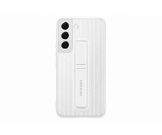 RS906CWE apsauginis stovimas dangtelis, skirtas Samsung Galaxy S22 Plus, Baltas (Baltas)