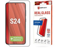 „Displex Juodas“ – „Samsung Galaxy S24“ viso ekrano 3D apsauginis stiklas