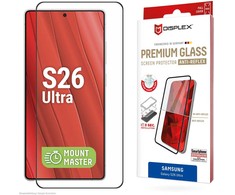 Samsung Galaxy S26 Ultra Premium ekrano stiklas su antirefleksiniu efektu, pagamintas iš „Displex“ skaidraus stiklo.