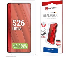 „Samsung Galaxy S26 Ultra Real“ ekrano stiklas, pagamintas iš „Displex“ skaidraus stiklo