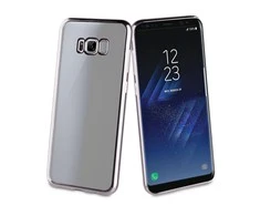 Dėklas Samsung Galaxy S8+ nugarėlė Coque Bling Muvit Titaninė