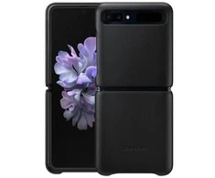 Dėklas VF711LBE odinis dangtelis, skirtas Samsung Galaxy Flip 3 (Juodas)