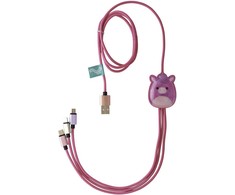 Kaku Squishmallows 3in1 įkrovimo laidas (1,2 m) Lola
