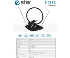 TV kambarinė antena eSTAR T-415A Juoda