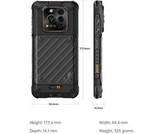 Ulefone RogOne Xever7 5G smartphone 12/512GB Juodas