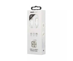 USB-C to USB-C Braided Cable 1.0 m 100W by Musthavz Baltas