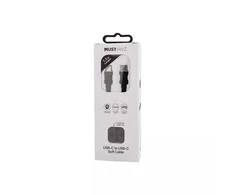 USB-C to USB-C Soft Cable 1.2 m 100W by Musthavz Juodas