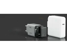 Sieninis įkroviklis 45W USB-C, PD GaN By Aukey Dark Pilkas