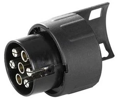 Adapteris priekabos kištukui iš 7 į 13 kontaktų
