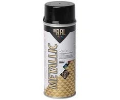 Aerozolinis lakas akrilinis METALLIC ,grafito juoda 400ml